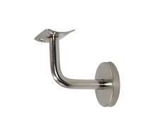 10pcs Handrail Bracket Bannister Wall Support Hand Rail Balustrade Mopstick Strong Staircase Fixing Accessories Para Pasamanos(CURVED SUPPORT)