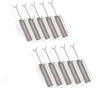 10Pcs Heart Cat Eye Magnet for Nails, Heart Magnet for Cat Eye Gel Polish, Magnet Sticks with Y-Shaped Guide for Nails, Professional Nail for Nail Art Salon, Home