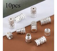 10pcs Hebillas de Cilindro - Cierres de Tornillo de Cierre para Hacer