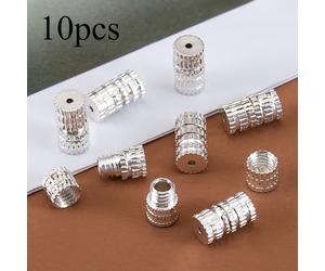 10pcs Hebillas de Cilindro - Cierres de Tornillo de Cierre para Hacer