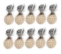 10pcs Hemp Rope Cat Toy Feather Claw Resistant Self Product Acessories Stuff Kitten Pet Supplies Small Cork Balls