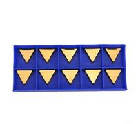 10pcs Insertos de carburo TPMR160304 YBC251 CNC Torno Herramientas de corte para Semi Acabado y Mecanizado