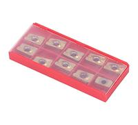10PCS Insertos de torneado Insertos de carburo recubiertos Herramientas de corte de fresado de torno CNC APMT1604 Material de carburo de alta resistencia para mecanizado de acero