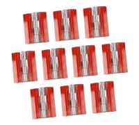 10pcs Invisible Acrylic Hinges With Adhesive Backing Moisture Resistant For Simple Homes Decors Integration Clear Door