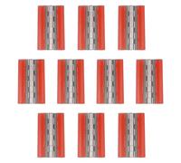 10pcs Invisible Acrylic Hinges With Adhesive Backing Moisture Resistant For Simple Homes Decors Integration Clear Door