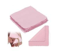 10pcs Jewelry Cleaning Cloth, Polishing Cloth for Pearl Gold Platinum And Silver