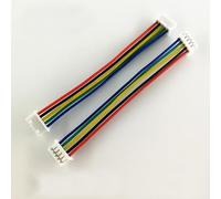 10Pcs JST 1.25MM 2P/3P/4P/5P/6P/7P/8 Pin 28AWG 20cm Same/Reverse Direction Double Connector with Wire 200MM(Reverse direction,3P)
