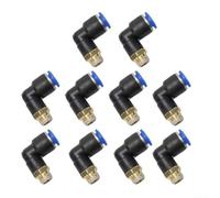 10pcs L Configuración Conector Tubos 8mm Diámetro Exterior para Máquina Cambiadora de Neumáticos Servicio de Línea de Aire