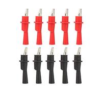 10pcs / Lot clips metálicos Clips de aislamiento eléctrico Accesorios de prueba for el multímetro Aligator