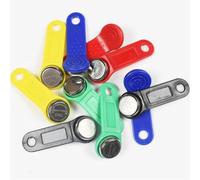 10pcs/Lot TM 1990A-F5 Sauna Lock Card Touch Memory Button with Handle(Green)