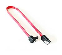 10pcs / lote 30 cm en serie de ángulo recto derecho ATA SATA II HDD Cable de datos con clips.