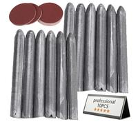 10PCS Low Temperature Universal Welding Rod with Sandpaper, Powder Cored Aluminium Welding Rods, Easy Melt Aluminum Rod, Weldings Equipment and Accessories for Beginner and Pro (10PCS)