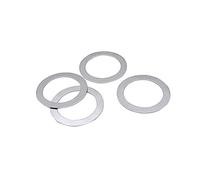 10pcs M15 Para M40 acero inoxidable 304 Arandela plana suplemento de ajuste llano junta de espesor 0,1/0,2/0,3/0,5/1mm, M22x32x0.1mm