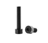 10pcs M3/M4/M5/M6 Tornillos de máquina con cabeza cilíndrica de hexagonal hueco en aleación de aluminio colorida, M6x25mm