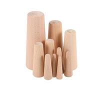 10Pcs Marine Drain Plug Wooden Stopper Marine Emergency Drain Plug Marine Accessory Drain Plug for Canoe