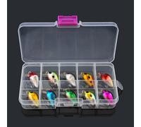 10pcs Mini Minnow 3Cm 1.5G 10 Colores Micro Rock Bait Señuelo de Pequeño Artificial