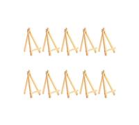 10pcs mini wooden artist triangle easels for displaying wedding business card painting craft drawing photos