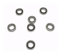 10pcs MR74 Abierto 4x7x2 mm de rodamiento de bolas de groove de profundidad.