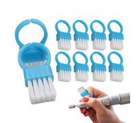 10PCS Nail Dust Brush | Portable Manicure Scrubber | Nail Cleaning Sets