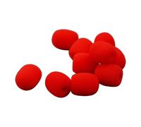 10pcs Negro Rojo Espuma Parabrisas para Mini Auriculares Micrófono Uso en Dispositivos de Comunicación y Grabación (Rojo)