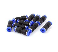 10pcs neumático de aire de 2 vías guarniciones rápida recta empujar hacia adentro el conector de la manguera de 6 mm Tubo