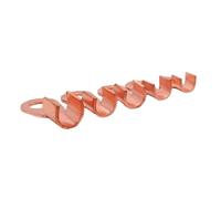 10Pcs/Pack 10A-80A 1.5-16mm2 OT Wire Nose Terminal Crimp Copper Bolt Hole Cable Connector Kit Lugs Ring Electric Accessory(OT-80A)