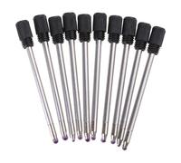 10Pcs Pen Refill Ballpoint Replacement Refill for Twist Action Ballpoint Pens Standard Refills Cartridge Black Ink Refills