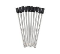 10Pcs Pen Refill Ballpoint Replacement Refill for Twist Action Ballpoint Pens Standard Refills Cartridge Black Ink Refills