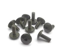 10pcs Per Grande Per Vite Interna Dell'esagono Della Testa Rotonda Piana Per Il Bullone M6X16 Per I Pezzi Di Ricambio Modifica Motociclo Dello Scooter ATV Moped Sujetador