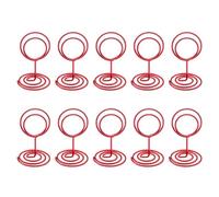 10Pcs Place Card Holders Wire Table Number Holders Picture Stand Memos Clip for Photo Food Signs Memos Notes Wedding Party Table Decoration