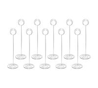 10Pcs Place Card Holders Wire Table Number Holders Picture Stand Memos Clip for Photo Food Signs Memos Notes Wedding Party Table Decoration