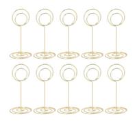 10Pcs Place Card Holders Wire Table Number Holders Picture Stand Memos Clip for Photo Food Signs Memos Notes Wedding Party Table Decoration