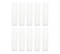 10PCS Plastic Hose Barb Fitting Equal Barb Joint Splicer Straight Equal Barbed Splicer Mender Joint Union Connector for Tubing Pipe Air Line (14-14mm straight through)