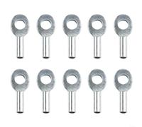 10pcs Pulley Machine Cable Stopper 6mm Metal Fitting | Fits 5mm cables, reduces para force friction, extends machine life, metal build, 10pcs pack