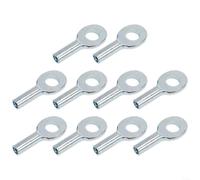 10pcs Pulley Machine Cable Stopper 6mm Metal Fitting | Fits 5mm cables, reduces para force friction, extends machine life, metal build, 10pcs pack