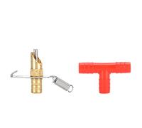 10PCS Pure Copper Rabbit Drinking Fountain | Automatic Nipple Oxidation - Proof Tools | Cage Mount Water Supply for Rabbits/Poultry/Small Animals | Sturdy & Leak - Proof Design