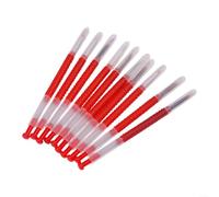 10PCS Queen Bee Craring System Herramientas de injerto para suministros de apicultura Larvas Moving Red Plastic Pen