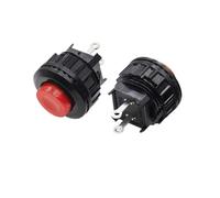 10PCS Red DS-500 Normally Open And Press On The Unlocked Self-Reset Button Switch 14mm HSMXNEONJB
