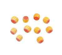 10PCS Resin Pumpkin Beads Jewelry Making Beads Hanging Accessories Perfect For Handmade Jewelry And Fashion Hanging