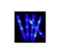 10Pcs RGB LED Glow Bulk Party Supplies Colorful LED Glow Sticks Foam Stick Cheer Tube Dark Light Birthday Wedding(10pcs Blue)