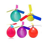 10pcs Set Balloons Helicopter Flying with Whistle Children Outdoor Playing Creative Funny Toy Balloon Propeller Kid Toys Tw