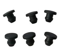 10pcs/set Black Silicone Rubber Hole Caps T-Type Plug Cover 4.5mm To 50.6mm Gasket Blanking End Caps Seal Stopper(14mm)
