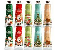 10pcs Set de Crema de Manos,Cosmetics Cremas para las Manos Invierno, Hidratante, Regalo Navidad Mujeres, Calendario de Adviento Regalo