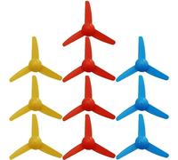 10pcs/Set Micro DC Motor De 2 Mm Hélice con Eje con 3 Banes De 80 Mm Fane del Ventilador RC Barco DIY Airplane Ciencia Y Educación Juguetes