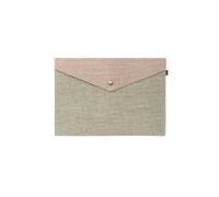 10pcs Simple A4/A5 Canvas Felt File Briefcase Paper Holder Document Bag Folder Portable Organizer Stationery Office Supply Para Escritorio