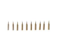 10Pcs Soldering Iron Tips Replacement | Gold - Plated 900M Series for 60W Iron | Fast Heating & Guard | Welding for Electronics/DIY/Repairs (Gold 900M-T-IS)