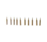 10Pcs Soldering Iron Tips Replacement | Gold - Plated 900M Series for 60W Iron | Fast Heating & Guard | Welding for Electronics/DIY/Repairs (Gold 900M-T-I)