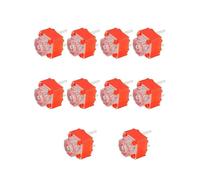 10Pcs Square Mute Mouse Micro Switches Button 2Pin Replace Rectangular Micro
