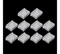 10pcs suave silbato dedo agarre cubierta transparente PVC protector bucal para equipo de árbitro fútbol baloncesto entrenamiento