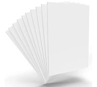 10PCS Tablero de espuma blanca 40x60CM - Tablero de montaje sin ácido for arte, proyectos escolares y presentaciones